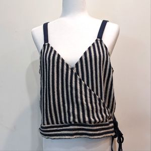 Madewell Navy Blue Stripe Tank